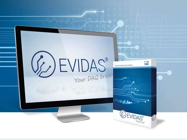 Mit der Datenerfassungssoftware Evidas von HBM lassen sich Messwerte automatisch in die HBM Cloud-Storage hochladen.