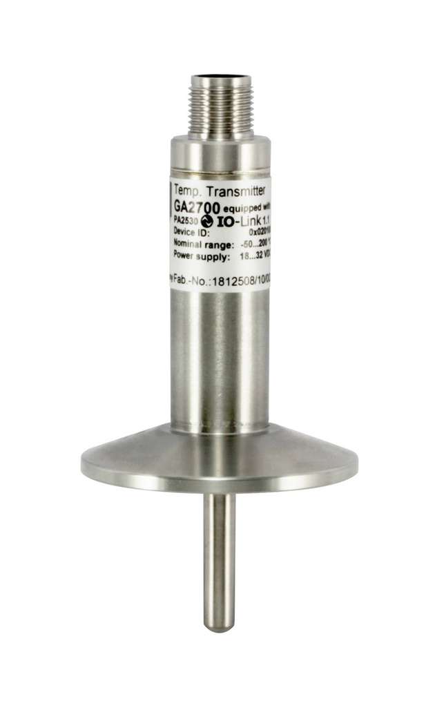 Das Widerstandsthermometer GA2700 mit IO-Link-Schnittstelle.