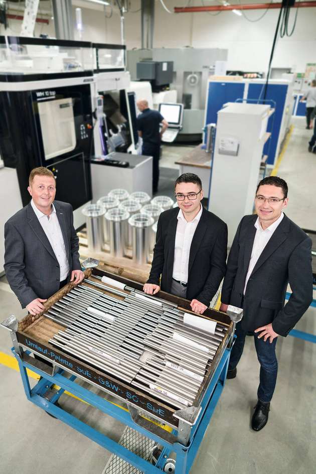 Das neue Führungsteam von Schubert Fertigungstechnik.