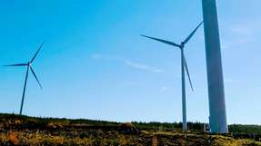 Die Onshore-Windkraftanlage Dromadda Beg in Irland.