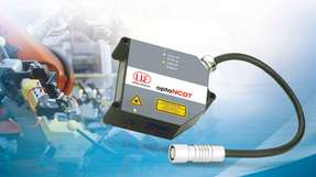 Der Laser-Sensor OptoNCDT 1750 liefert durch neue Auswertealgorithmen und verbesserte Komponenten eine hohe Genauigkeit und Dynamik.