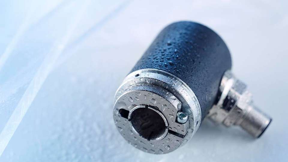 Die magnetischen Absolut-Drehgeber EAM 580/360 aus dem Hause Baumer.