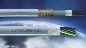 Die neuen Steuerleitungen Lütze Superflex 2000 PVC und Lütze Superflex 2100 PVC mit kleinerem Biegeradius.
