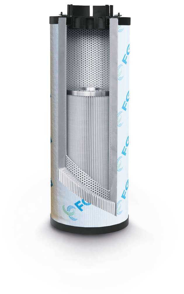 Ein Zwei-Stufen-Filterelement mit PulseShield-Technologie.
