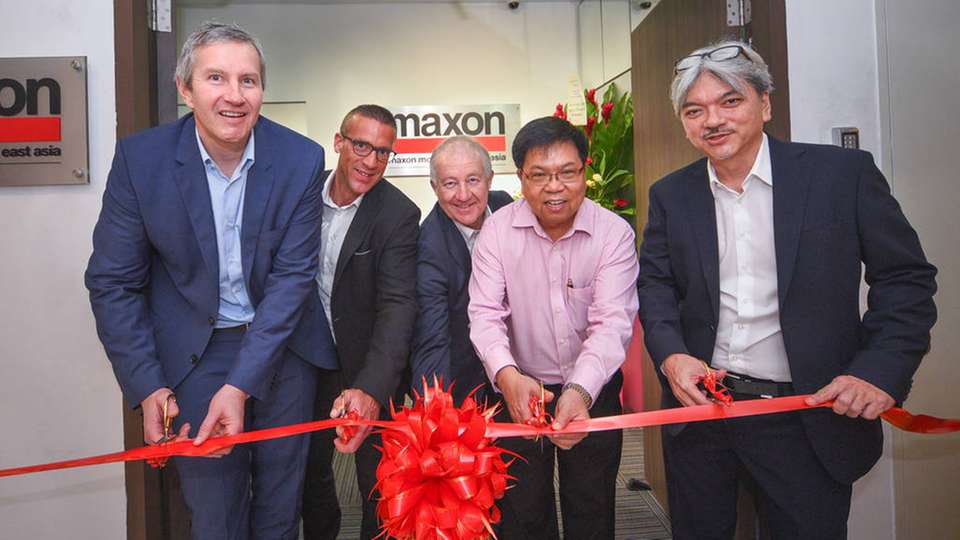 Maxon Motor hat eine neue Vertriebsgesellschaft in Singapur gegründet.