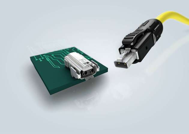 Bei Single Pair Ethernet hat sich die IEC für den Steckgesichtvorschlag von Harting entschieden.