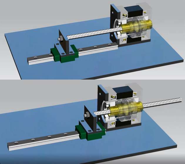  Hybrid-Schrittmotor-Linearaktuator Non-Captive