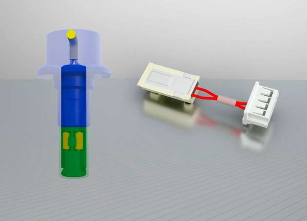 Jumo-plastoSENS-Sensoren für Trockner (links) und Waschmaschinen (rechts).