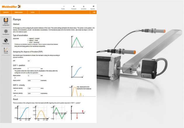 Weidmüller u-remote: Flexible Möglichkeiten zur Einstellung und Parametrierung sowie die Weitbereichsspannungsversorgung machen das multifunktionale Schrittmotor-Steuermodul Modul vielfältig einsetzbar.