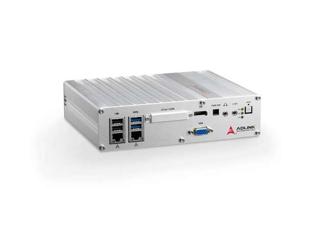 Ein lüfterloser Embedded-PC der MXE-1500-Serie.