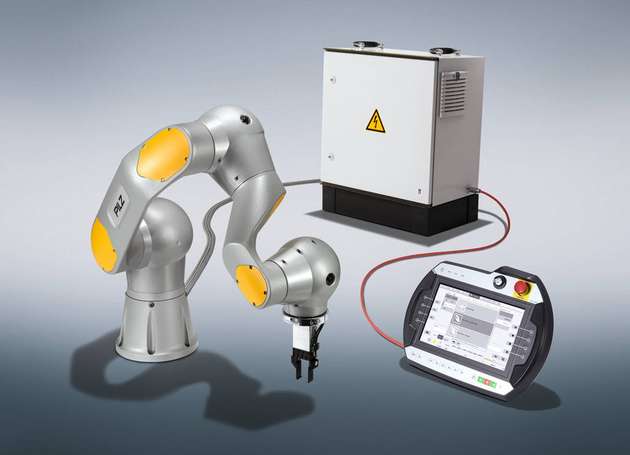 Mit seinen Service-Robotik-Modulen bietet Pilz einen Baukasten für Service-Roboter-Anwendungen im industriellen Umfeld an.