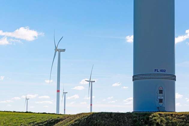 Vorreiter: Der Windpark Wettendorf wird Anfang Juli mit den neuen Rotorblättern in Betrieb gehen.