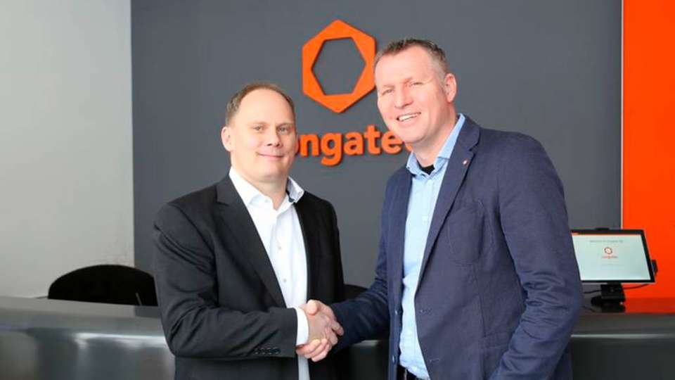 Thomas Schrefel, Product Manager Embedded bei Fortec und Diethard Fent, EMEA Partner Manger bei Congatec, freuen sich über die Salespartnerschaft.
