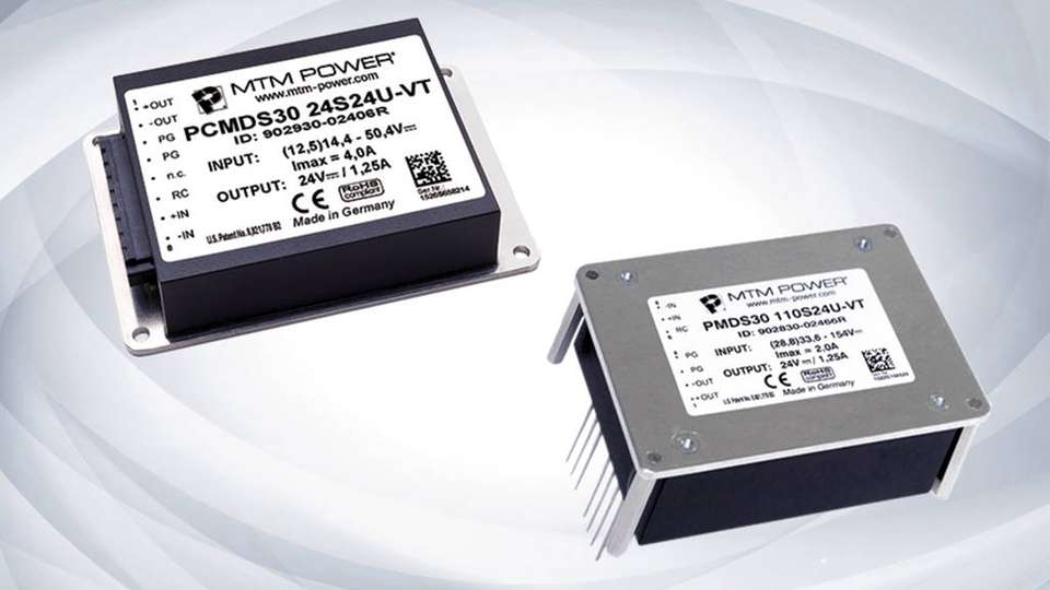 Die neuen DC/DC-Wandler PMDS/PCMDS30 