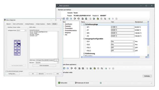 Einbindung und Parametrierung eines IO-Link-Sensors mit ASi Control Tools360.