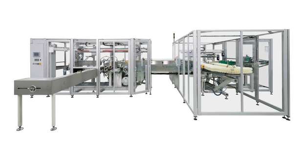Die Verpackungsmaschine LUCK wurde speziell für den asiatischen Markt entwickelt und verarbeitet im Infeed 800 Produkte beziehungsweise 50 Packungen pro Minute.