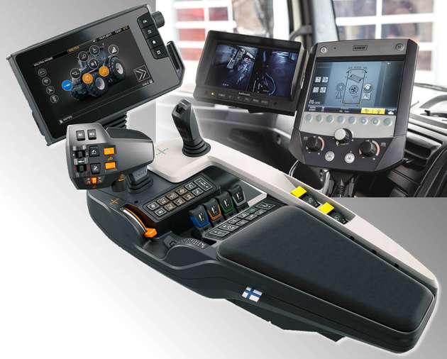 Zu den Exponaten auf der bauma 2019 gehören unter anderem das Armrest-Bediensystem zur Traktorensteuerung und die Touchscreen-Bedieneinheit für Kommunalfahrzeuge.