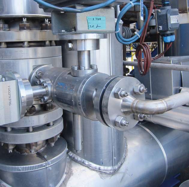 Gasdicht: Metallisch dichtende Sauerstoff-Kugelhähne bei Yara.