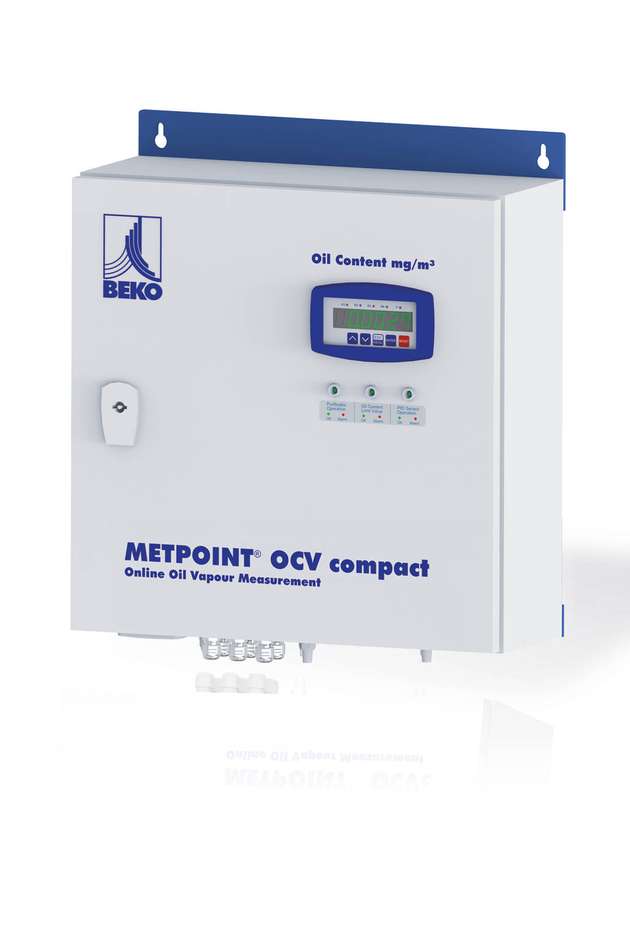 Das Monitoring-System Metpoint OCV compact kontrolliert die Druckluft auf den Restöldampfgehalt und unterstützt so bei der Einhaltung der Druckluftqualität.