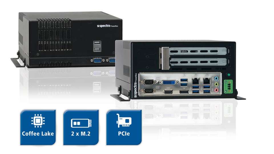 Die neue Power-Box-12C-Mini-PC-Serie von Spectra erfüllen die gestiegenen Leistungsanforderungen an IPCs.