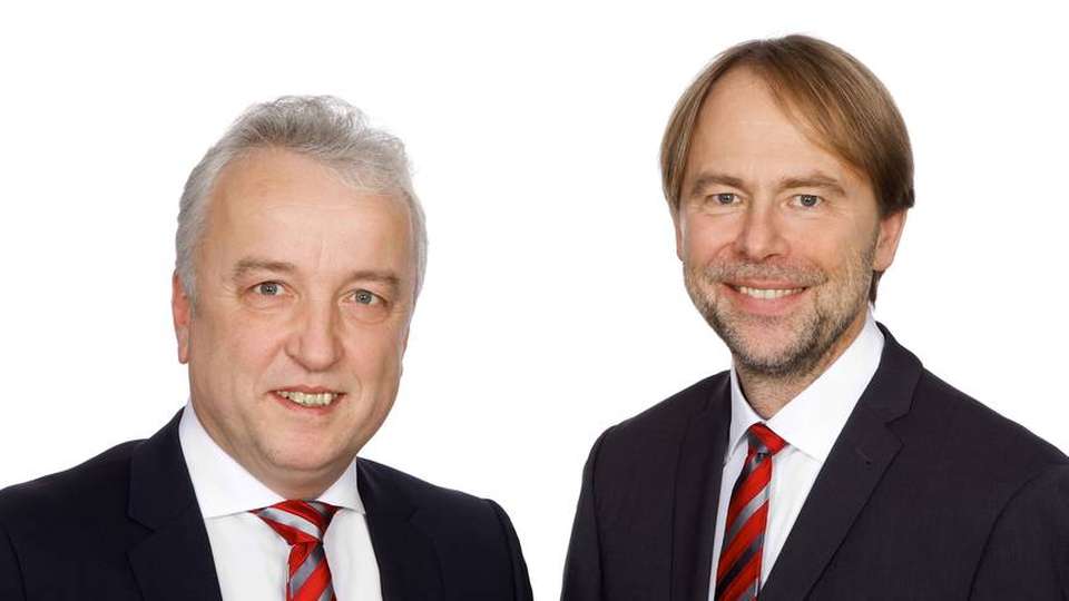 Paul Markus Bresser (links), Vorsitzender der Geschäftsführung, und Dr. Matthias Lenord, geschäftsführender Gesellschafter bei Lenord+Bauer.