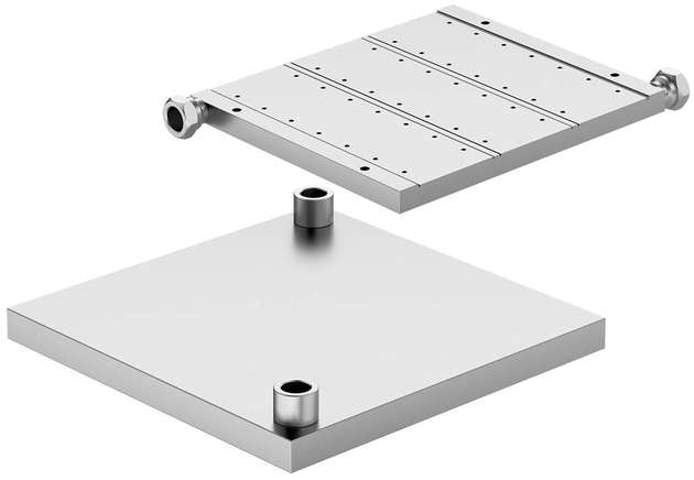 Die Flüssigkeitskühlkörper FLKI 295 und FLKI 400 G 400 sind komplett aus Aluminium gefertigt.