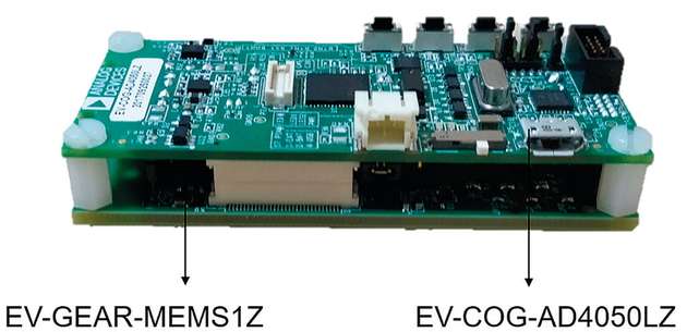 Durch die Multi-Sensor-Datenfusion (EV-GEAR-MEMS1Z) und Embedded-KI (EV-COG-AD4050LZ) kann ein robustes und zuverlässiges, drahtloses vermaschtes Netzwerk (SMARTMESH1Z) von intelligenten Sensoren erstellt werden.