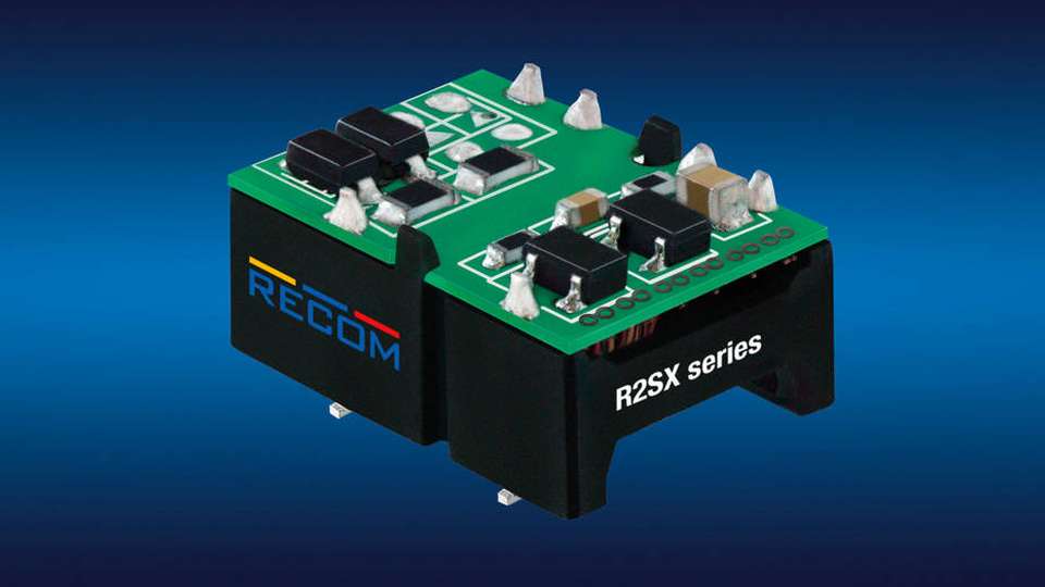 Die Wandler der R2SX-Serie sind vollständig nach IEC/EN/UL62368-1 zertifiziert und 10/10-RoHS-konform.