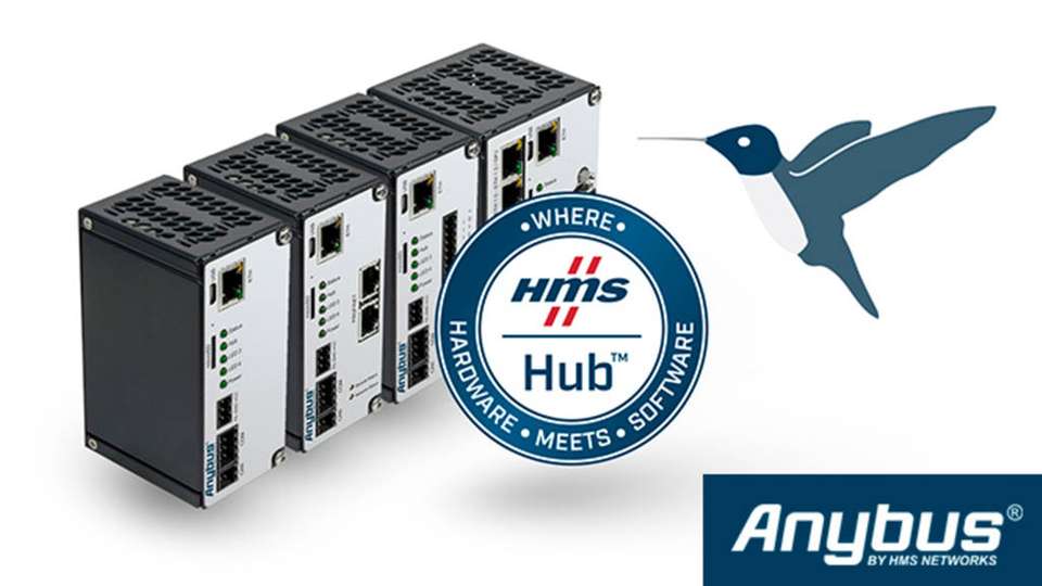 Anybus Edge wird von einem HMS Hub angetrieben und bietet eine Edge-Intelligenz und Cloud-Konnektivität für industrielle Geräte. Die Lösung schließt die Lücke zwischen der Fabrikhalle und der Cloud.