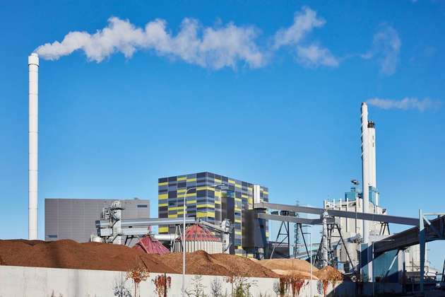 Das Müllheizkraftwerk von Mälarenergi in Schweden ist eines der weltweit größten seiner Art.