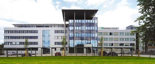 Die Firmenzentrale von Pepperl+Fuchs in Mannheim.