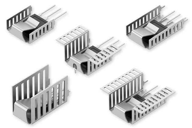 Die Board-Level-Kühlkörper sorgen für effiziente Entwärmung auf kleinstem Bauraum.