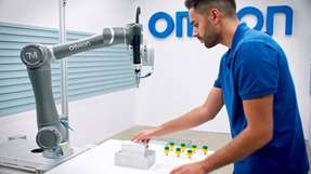 Der kollaborative Roboter Omron TM ist in jeder Hinsicht auf einen sicheren Arbeitsplatz ausgelegt.