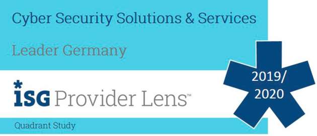 ISG zeichnet Axians im Benchmark „Provider Lens – Cyber Security Solutions & Services 2019“ in der Kategorie „Security Services – Midmarket“ als Leader Germany aus.