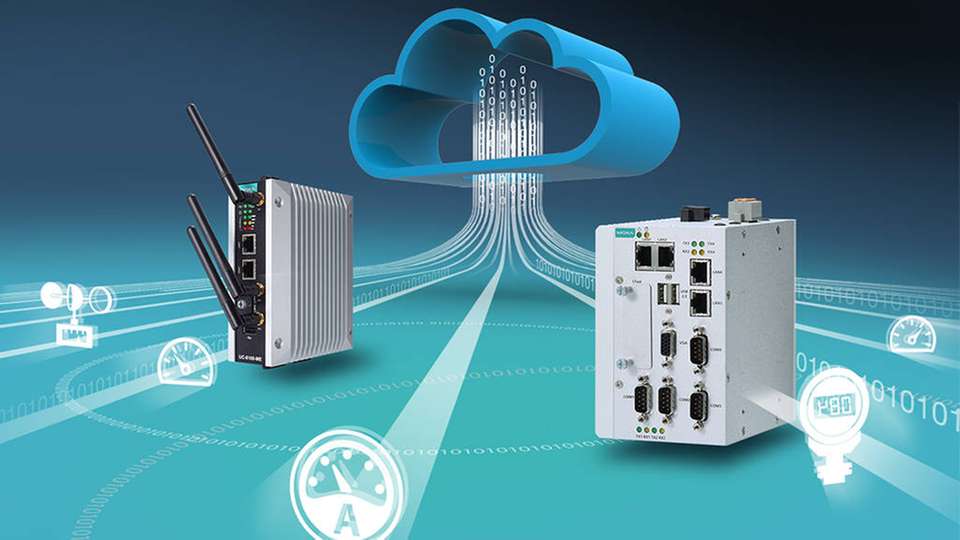 Moxa-Gateways mit Microsoft Azure IoT Edge.