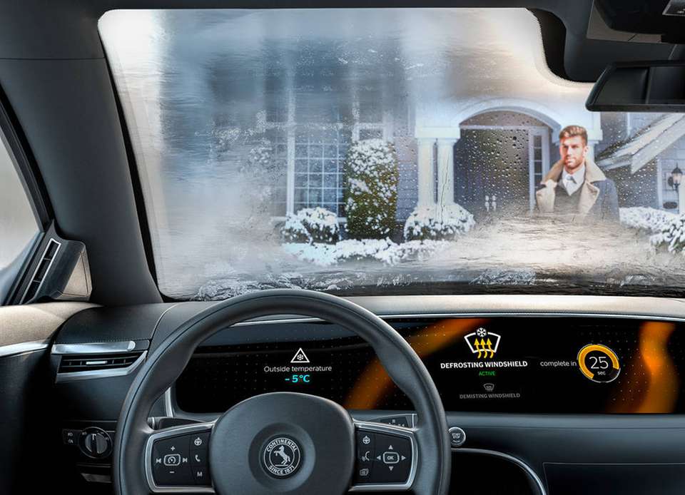Auto elektromagnetische tragbare Schneeräumung Enteisungswerkzeuge Auto  montierte Schneeräumwerkzeuge Fenster