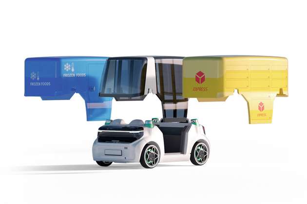Die Technikplattform des Movers ist so ausgelegt, dass verschiedene Fahrzeugaufbauten für unterschiedliche Einsatzzwecke realisiert werden können.