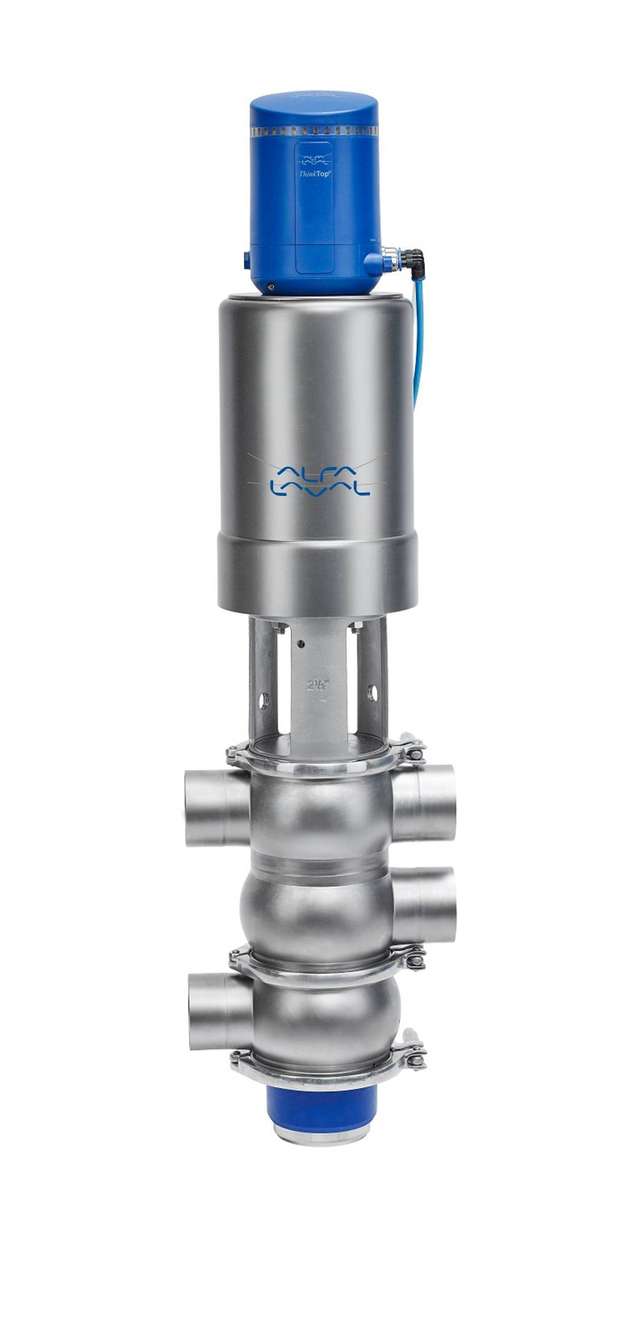 Die neuen ThinkTop-Steuereinheiten passen auf alle Alfa-Laval-Ventile und eignen sich daher zur Nachrüstung bestehender Anlagen.