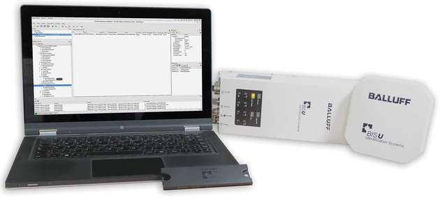 Das RFID-Lesegerät BIS U-6127 UHF Long Range mit eingebautem CmASIC als Secure Element.