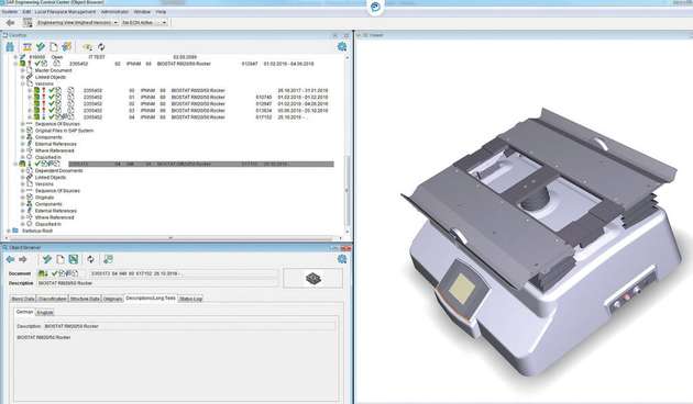 Look & Feel wie bei Windows: Konstrukteure profitieren von der Einfachheit der Bedienoberfläche in SAP ECTR.