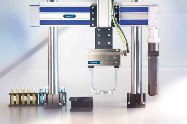 Mit seinem integrierten Webserver, aktiver Bremse und zertifizierter Profinet-Schnittstelle (Conformance Class C) zählt der Schunk EGI zu den komfortabelsten Mechatronikgreifern am Markt.