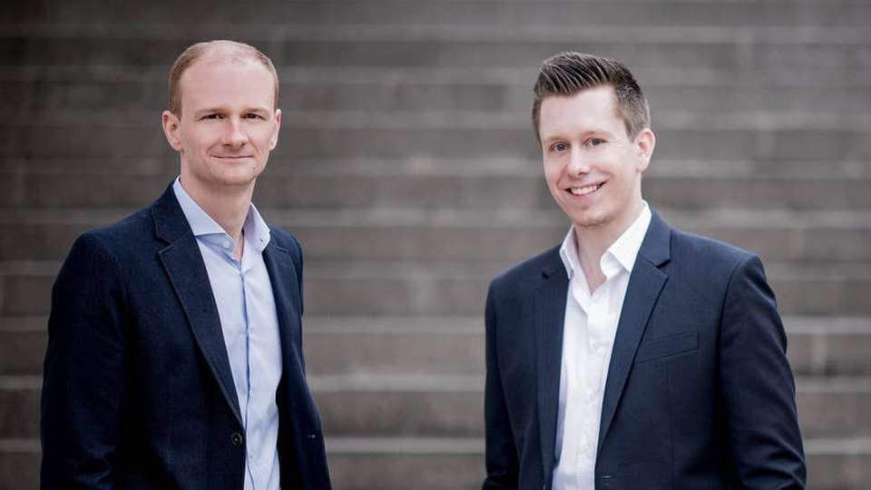 Die Elunic-Gründer Jonas Schaub (links) und Benjamin Ullrich.