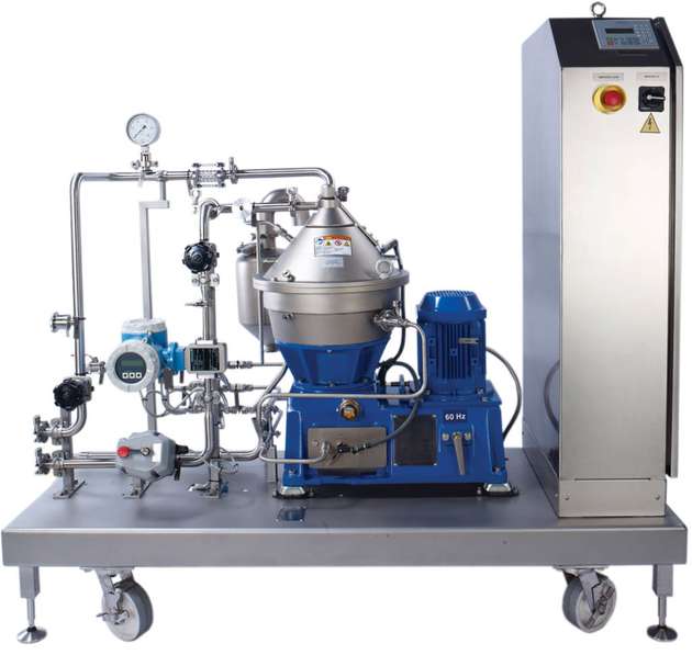 Kompakte Lösung: die neue Bierzentrifuge Brew 20 von Alfa Laval.