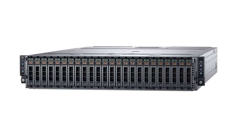 Dell erweitert das Portfolio der PowerEdge-Server um fünf Systeme mit AMD-Prozessoren. Die neuen Modelle R6515, R7515, R6525, C6525 (Bild) und R7525 setzen auf AMD Epyc 2.