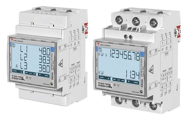 Ein MID-konformer Zähler ist die Sonderversion des Energiezählers EM340 von Carlo Gavazzi.