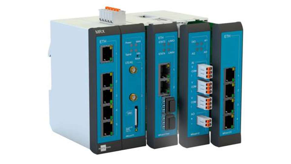 Auf der SPS präsentiert Insys icom vier neue Einsteckkarten für die modulare Router-Serie MRX.
