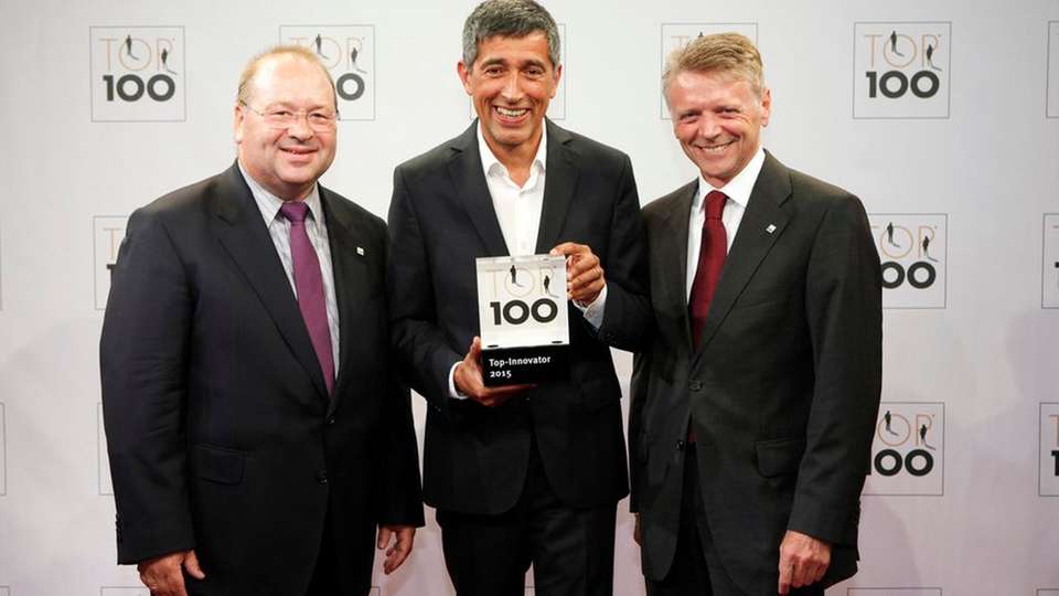 Award-Verleihung mit Stefan Deiss, Maag Automatik, Ranga Yogeshwar, Top 100, Harald Zang, Maag Automatik