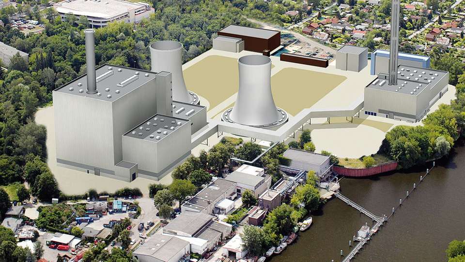 Neubau: Heizkraftwerk soll 2016 den kommerziellen Betrieb aufnehmen.