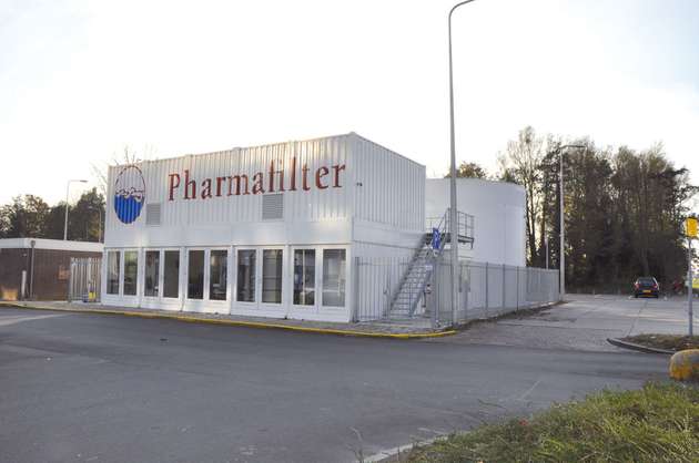 Abwasserreinigung, Biogaserzeugung und Energiegewinnung auf knapp 400 m²: Die Anlage wurde 2010 auf dem Gelände des Reinier-de-Graaf-Krankenhauses in Delft in Betrieb genommen.