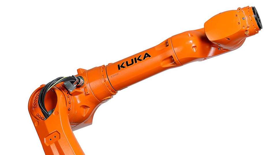 Dre KR Iontec ist ein flexibel einsetzbarer Roboter mit besonders großem Arbeitsbereich.